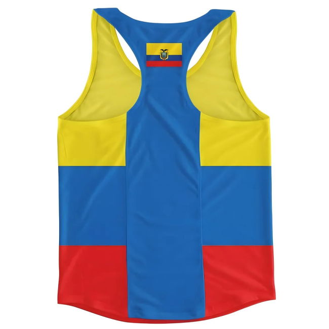 Ecuador Flag Running Vest