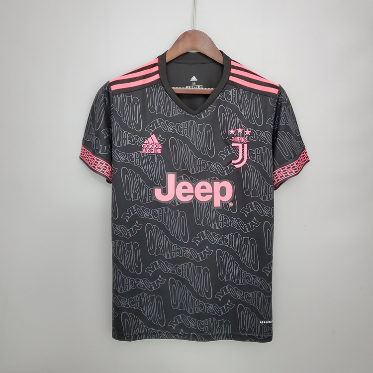 21-22 JUVENTUS BLACK CONCEPT SOCCER SHIRT JERSEY - Official Replica