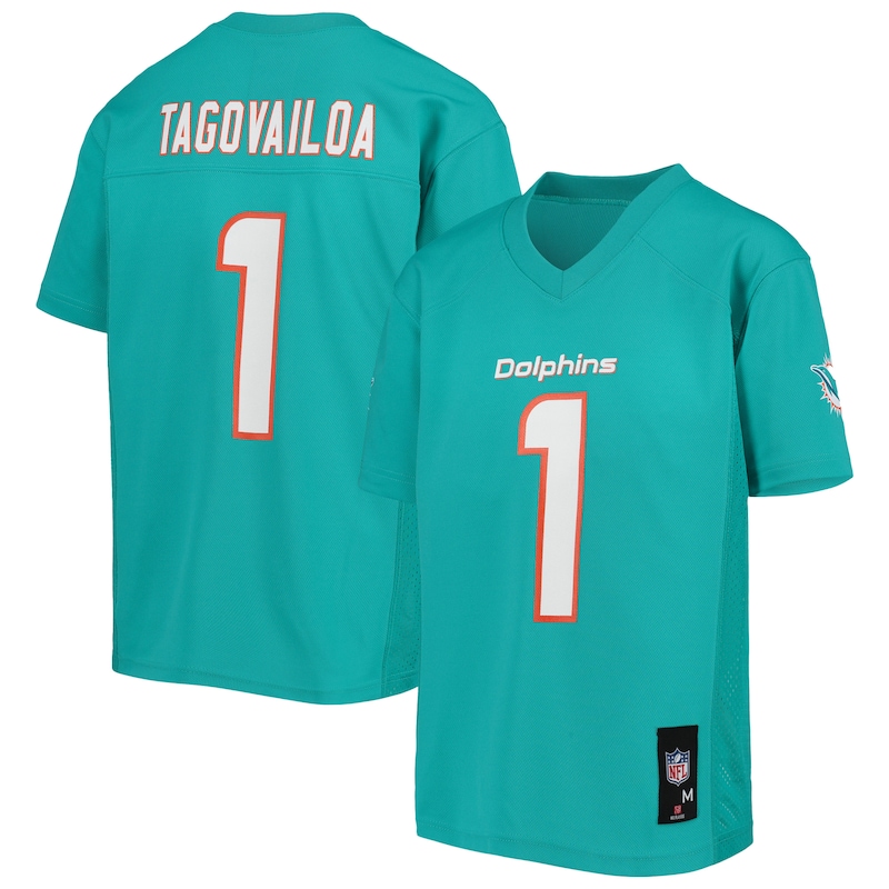 None Tua Tagovailoa MIA Dolphins Timeless Game-Ready Jersey Football A
