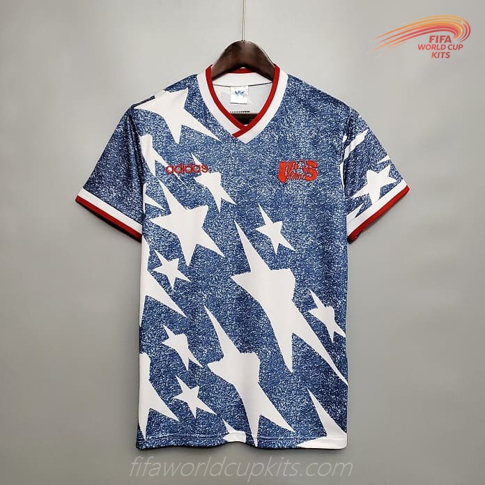 USA 1994 Away Blue Football Kit