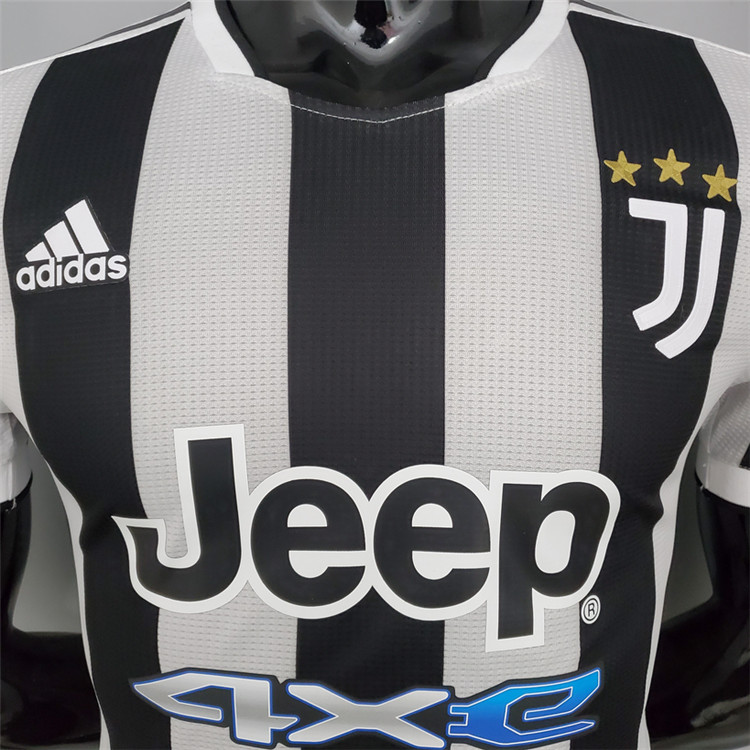 Juventus 21-22 Home WhiteBlack Soccer Jersey Football Shirt Player