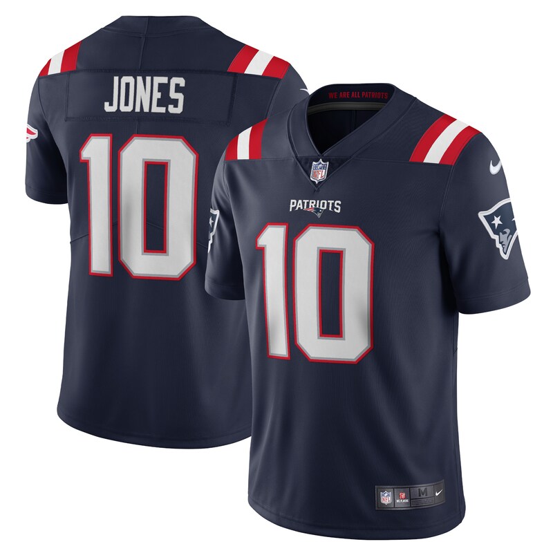 None Mac Jones Team Captain NE Patriots Game-Ready Jersey Football App
