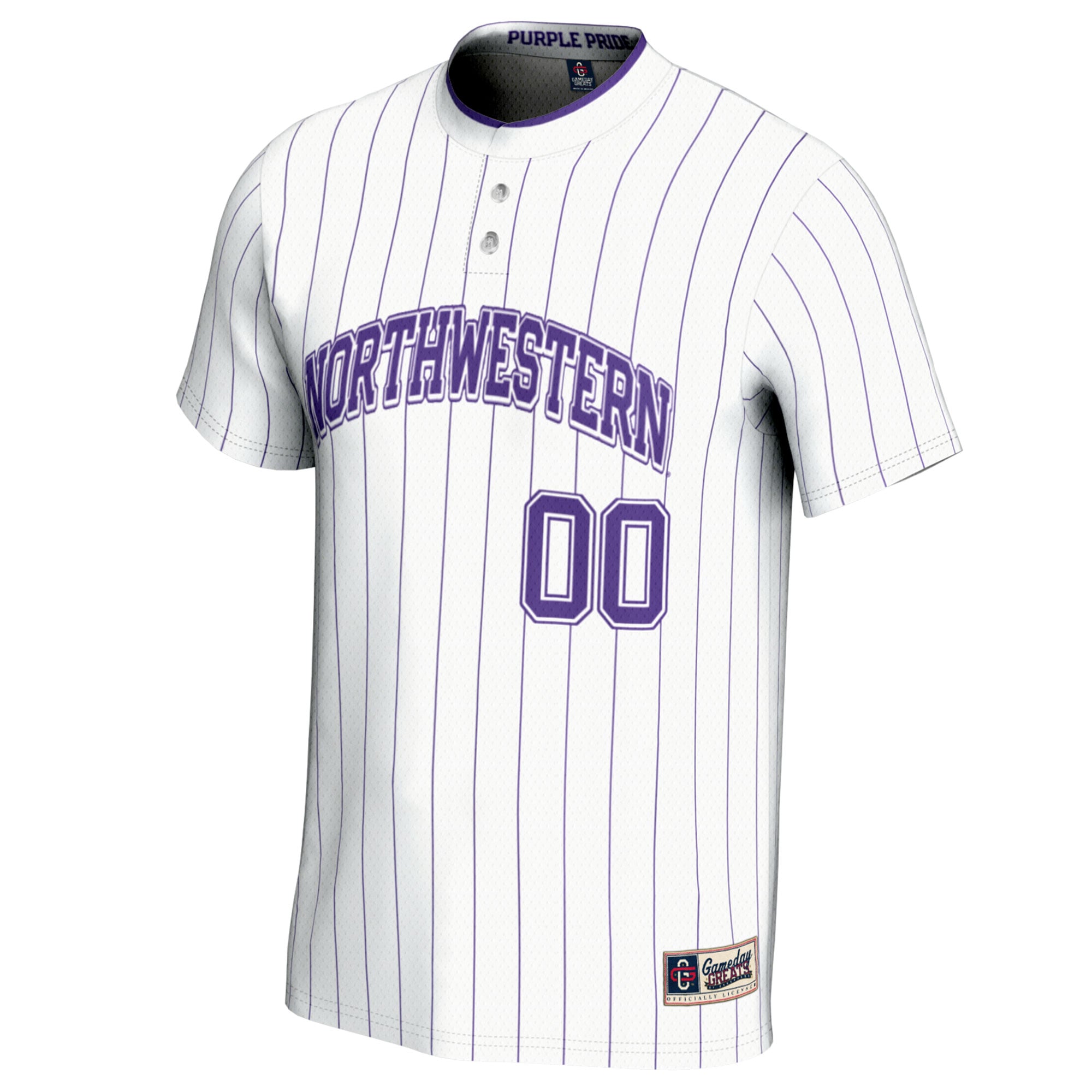 Northwestern Wildcats GameDay Greats Youth NIL Pick-A-Player Lightweight Softball Jersey - White