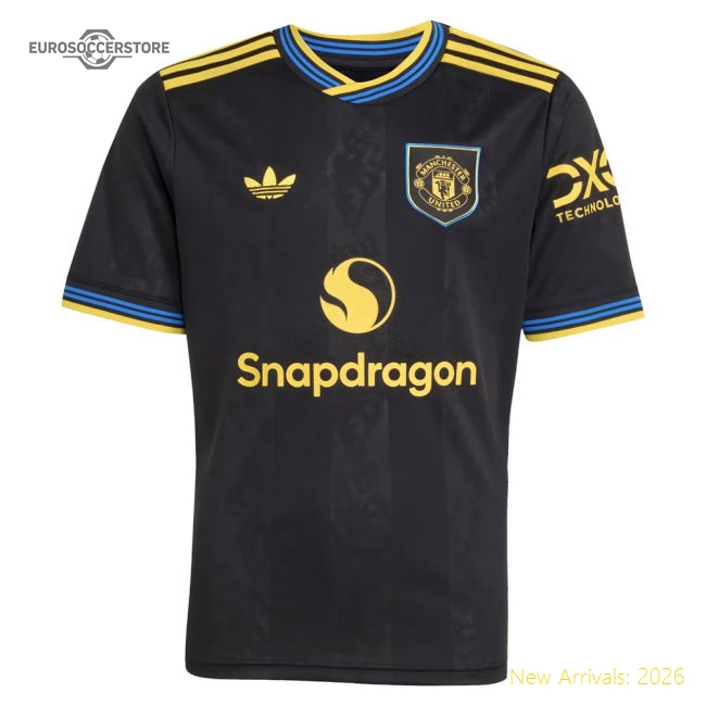 2025-2026 Man Utd Third Shirt (kids) (bfernandes 8) - Cost-effective