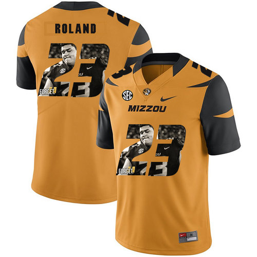 Men's None Gold 2024 premium Johnny Roland #23 alternate jersey Jersey