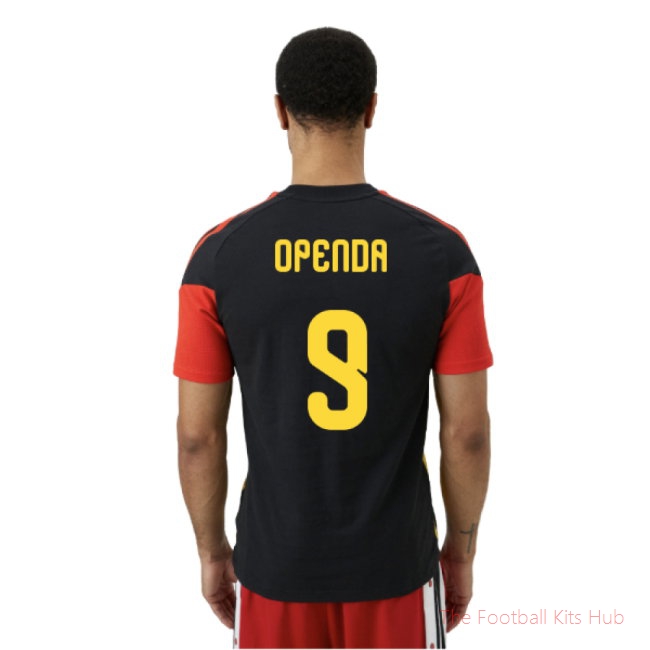 [LK] 2026/27 Belgium Training Tee (Black) (Openda 9)