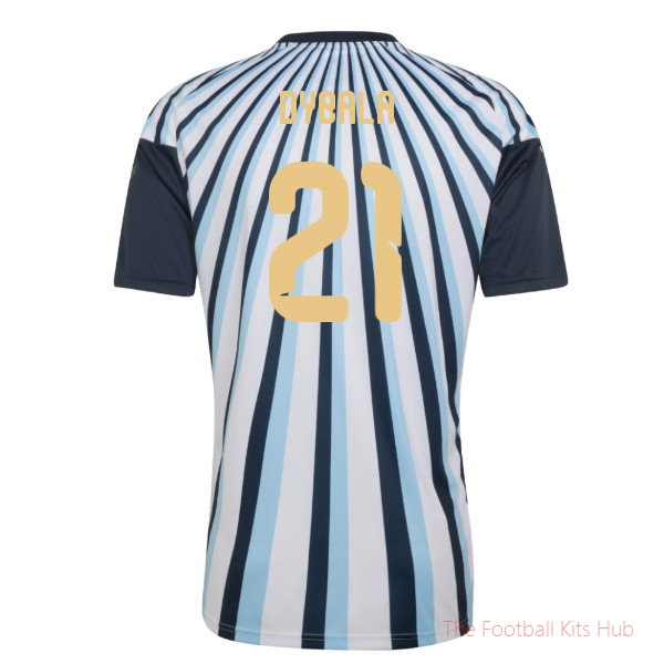 Premium Argentina 2026-2027 Home Pre-Match Shirt (Dybala 21)