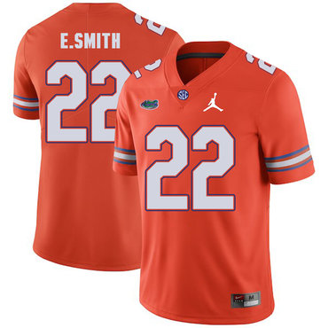 Men's None Emmitt Smith #22 away jersey Orange 2024 breathable Jersey