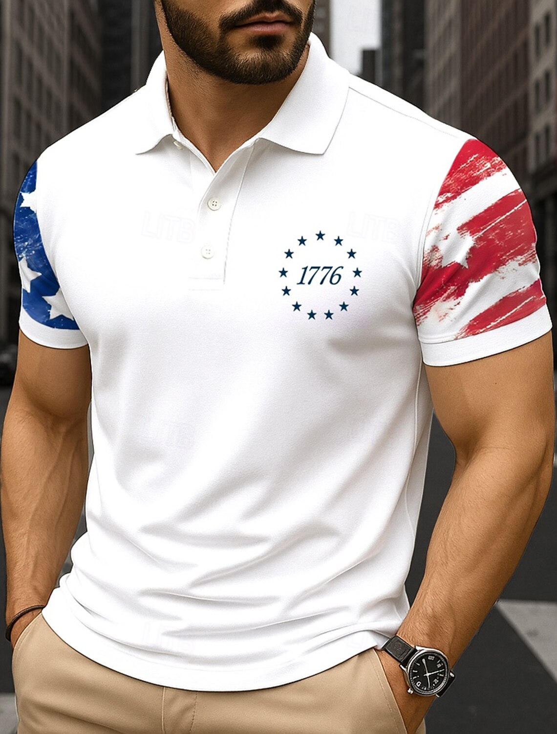 Independence Day Men's 4th of July U.S. 250th Anniversary US Flag Patriotic Lined Shorts 2 in 1 Board Shorts Swim Trunks Mid Waist Holiday Side Pockets With Compression Liner Elastic Drawstring Waist