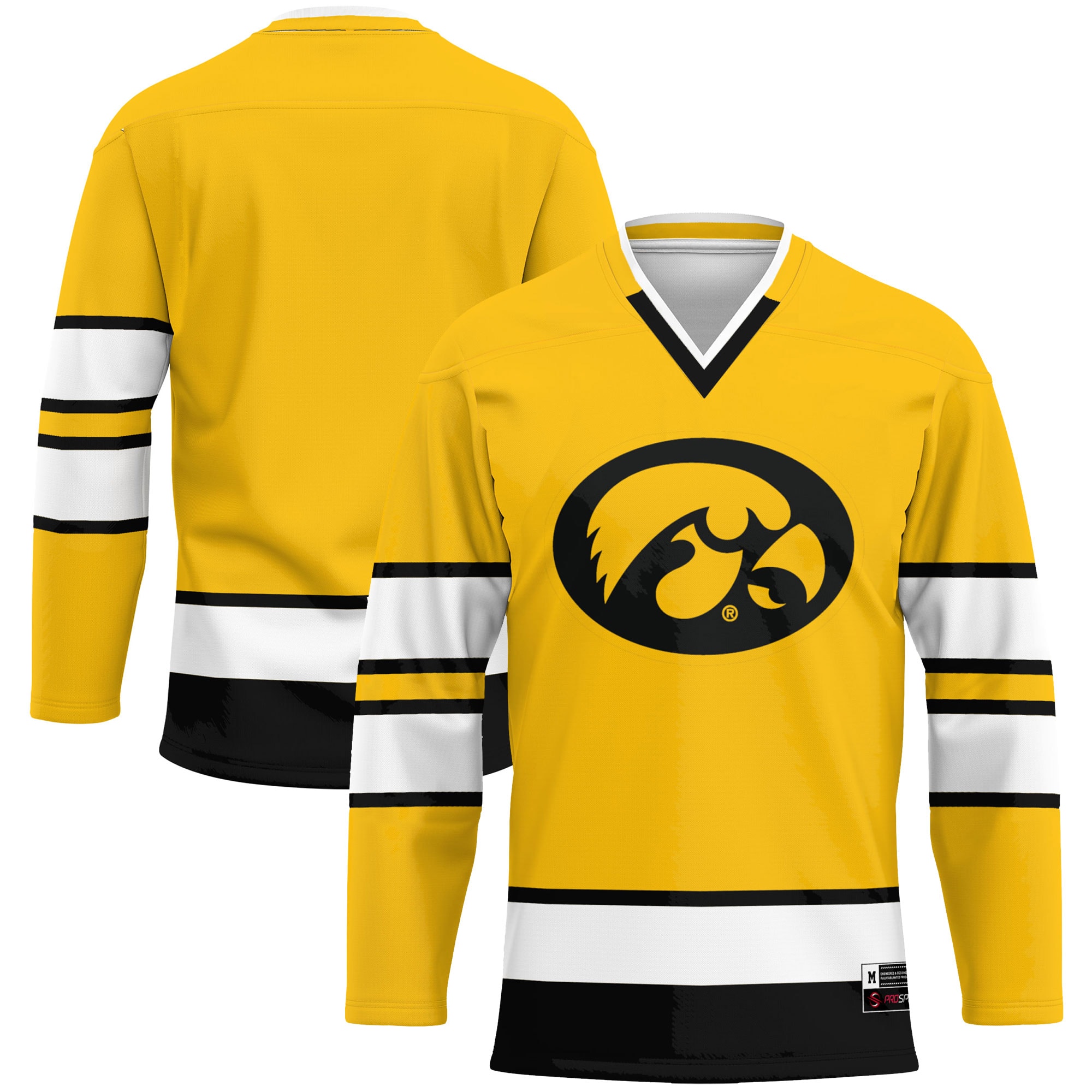 [NJP] Women's Iowa Hawkeyes GameDay Greats Hockey Jersey - Gold