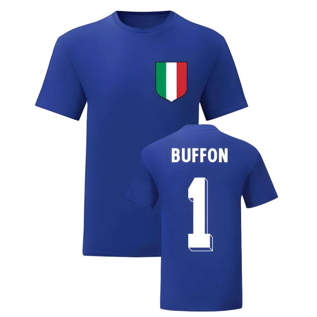 Gianluigi Buffon Italy National Hero Tee\'S (Blue) Premium