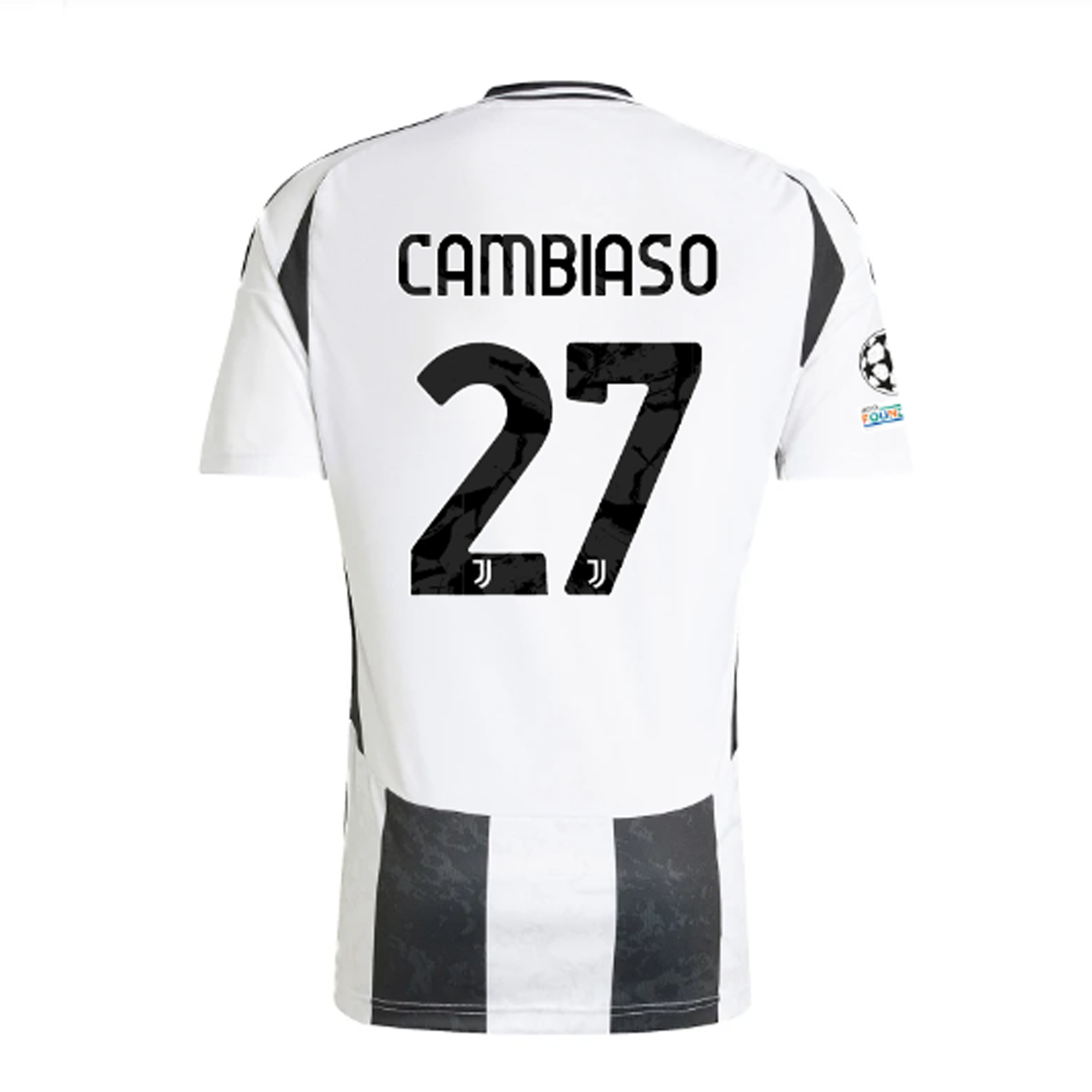 Juventus Cambiaso 2024-2025 UCL Home Jersey – Authentic Shirt