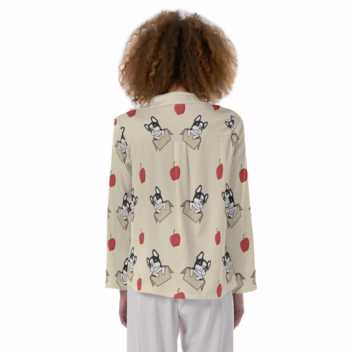 Frenchie-Fan Lifestyle-Driven Stella - Women's Pajamas for Street Style