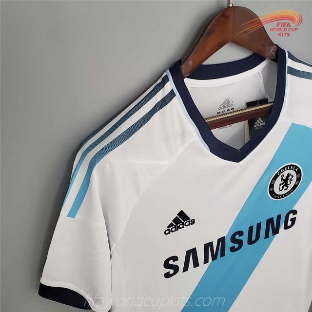 Chelsea 12-13 Away White Football Kit