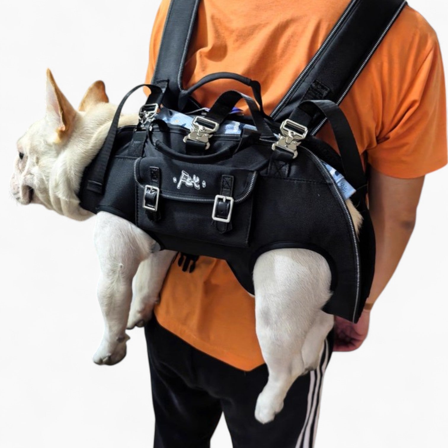 French Bulldog Carrypaw Frenchie Side Carry Backpack – Portable