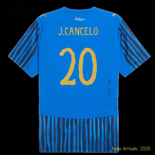 2025-2026 Football Team Kids Non-toxic Jersey J.cancelo Dri-fit