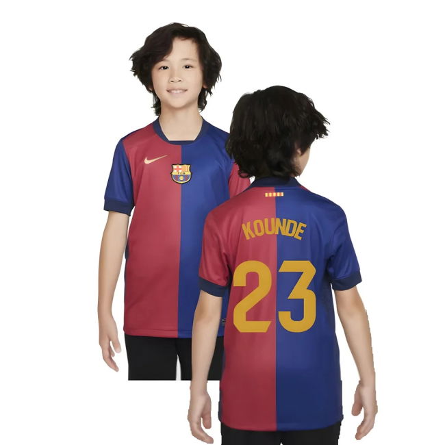 2026 Collection Lightweight Barcelona Home Team Kit (Kids)