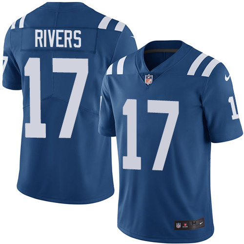 NFL I C Colts #17 Philip Rivers Blue Limited Jersey - A-v10