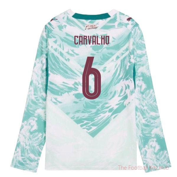 2026-2027 Portugal Long Sleeve Away Shirt (Kids) (Carvalho 6)