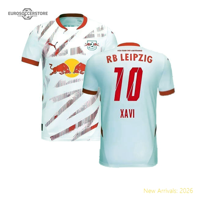 Best-Selling 2024-2025 Red Bull Leipzig Home Shirt (Xavi 10)