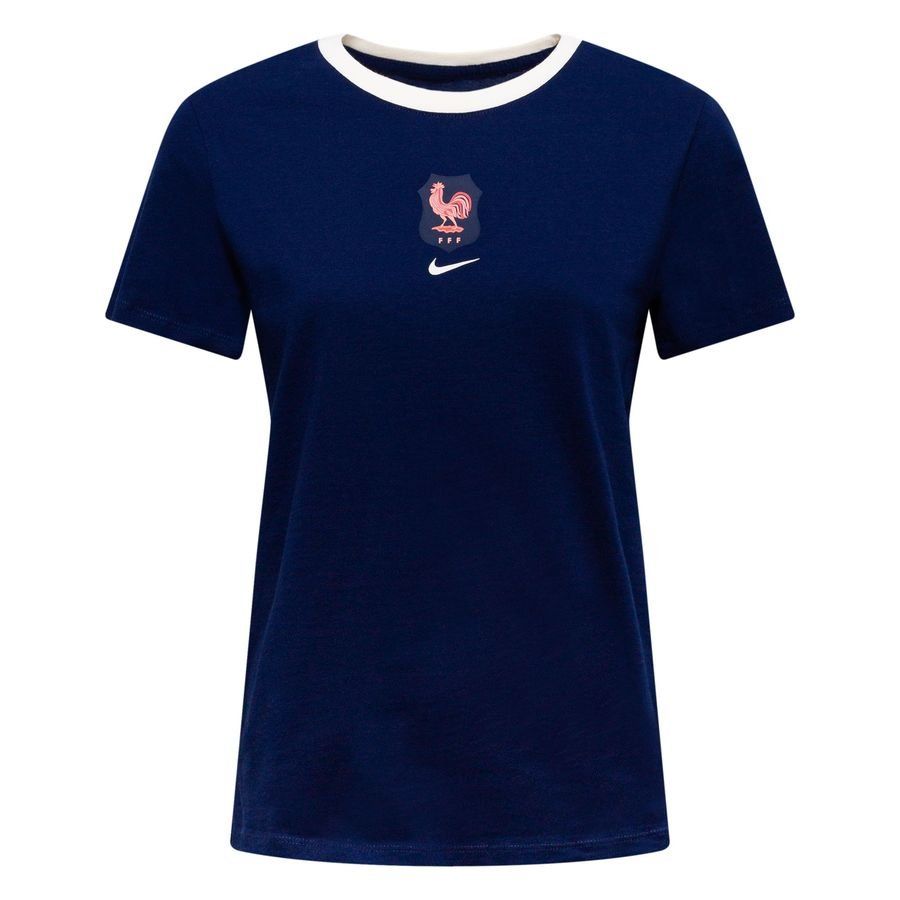 France T Shirt Crest Women's Euro 2025 Blue Void Women