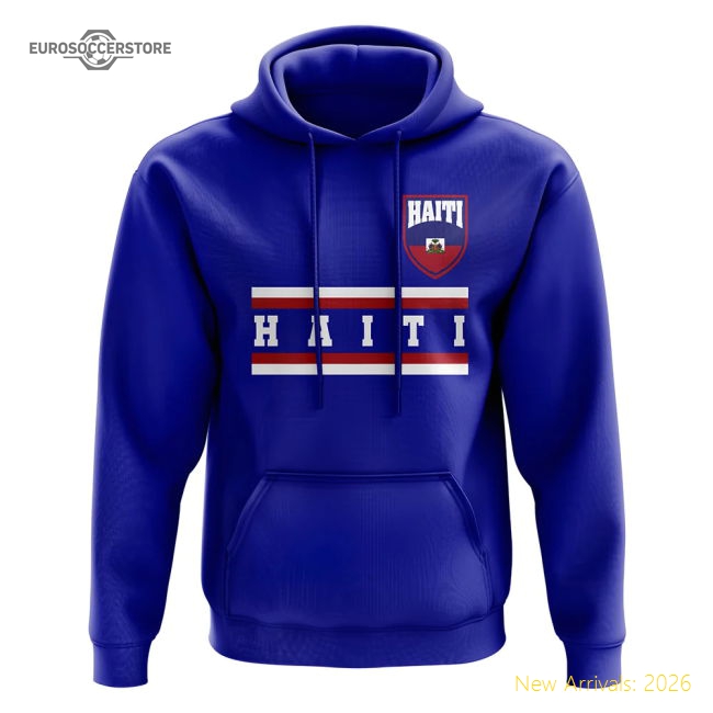 Elite Haiti Core Football Country Hoody (royal) - Excellent Value