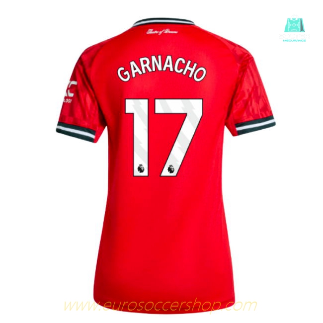 2025-2026 Man Utd Home Shirt (Womens) (Garnacho 17)