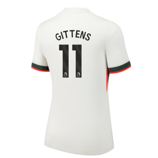 Chelsea Official Away Football Shirt 2025-20 Gittens 11 L M Women S