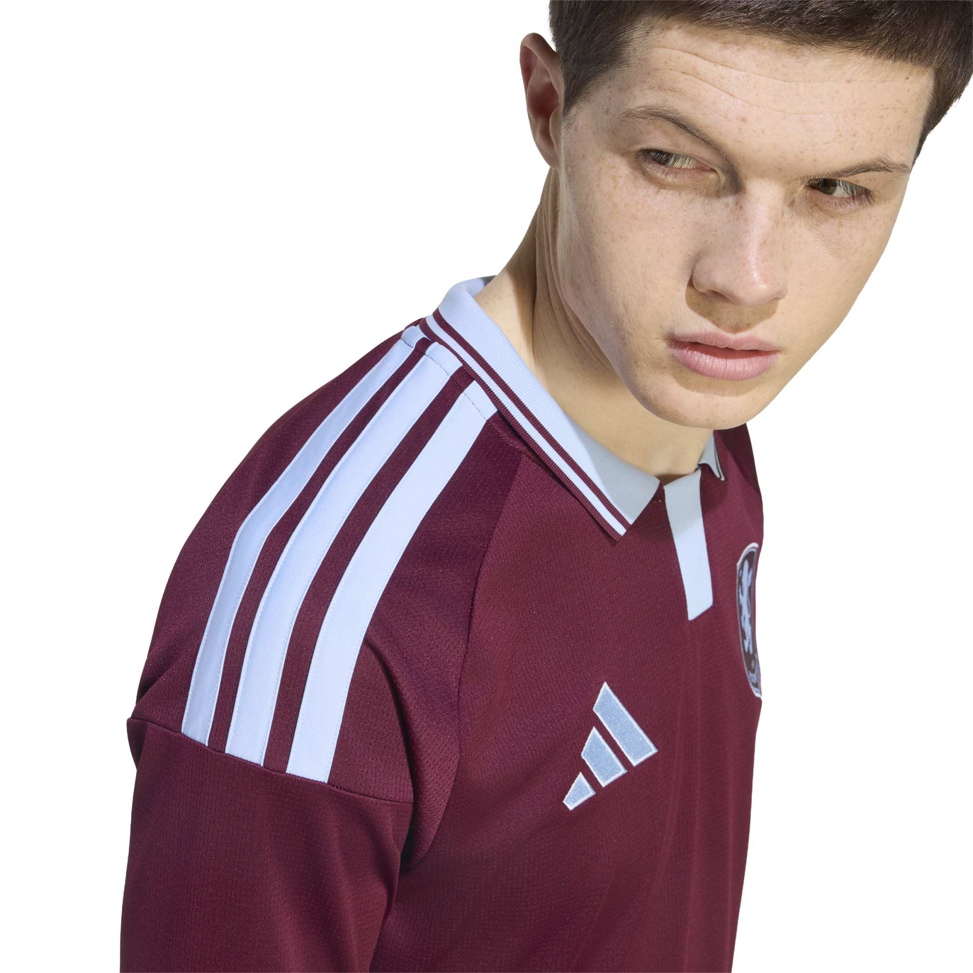[SJH] Aston Villa Home 2026/27 Home Replica Long Sleeve Jersey - Claret