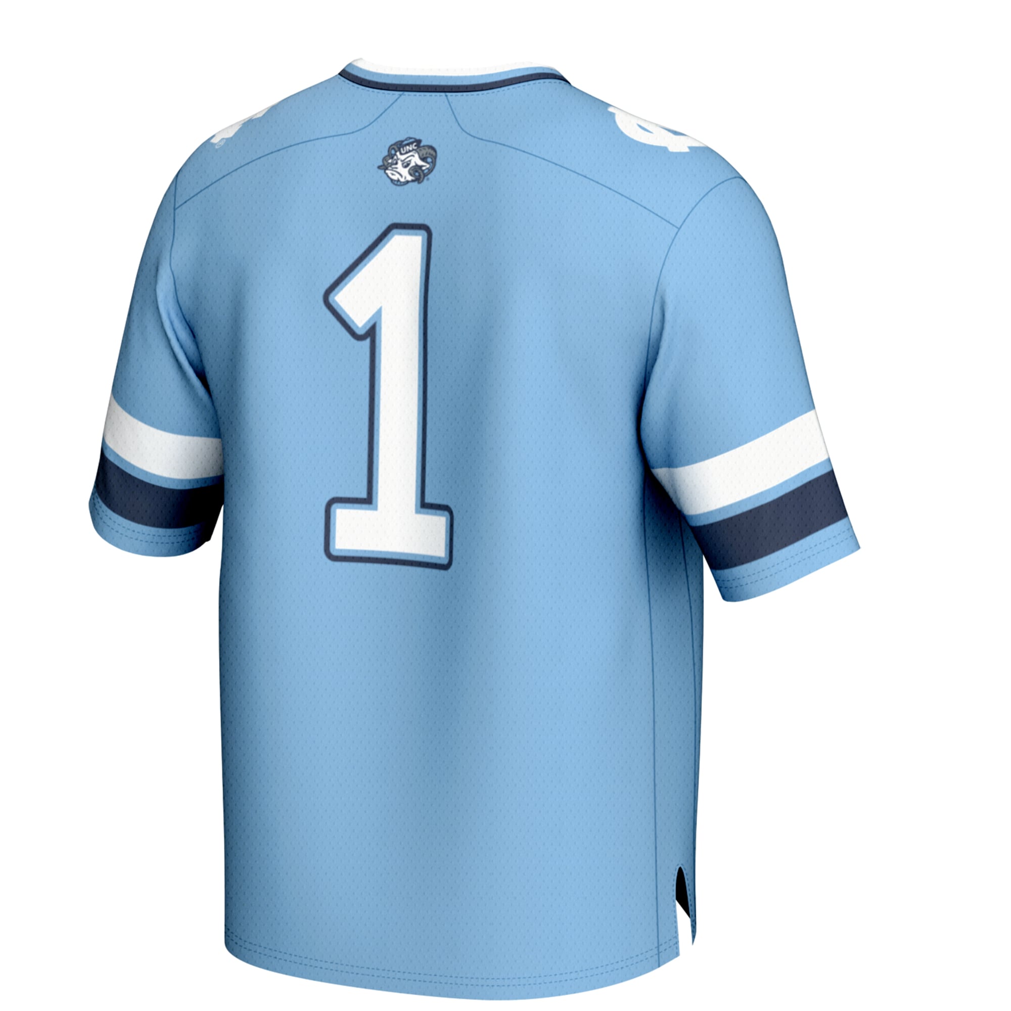Unisex #1 Carolina Blue North Carolina Tar Heels Lightweight Collegiate Football Fashion Jersey