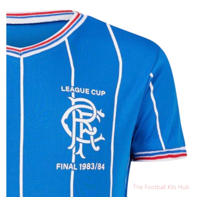 Rangers League Cup Final 1983-1984 Home Shirt (Kids) (Your Name)