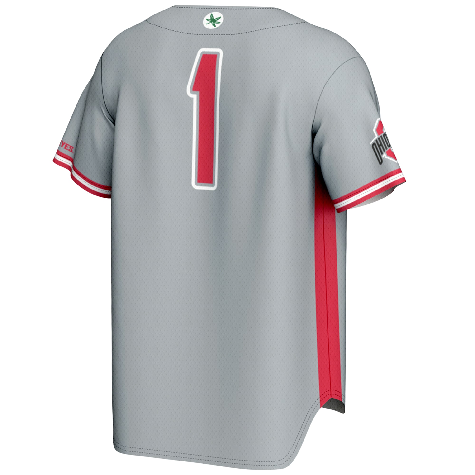 #1 Ohio State Buckeyes GameDay Greats Youth Lightweight Baseball Jersey - Gray