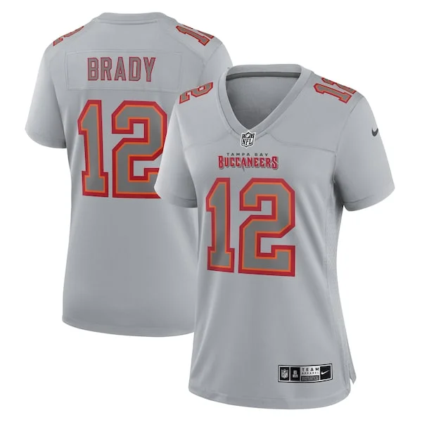 None Tom Brady Game Jersey - Gray | NFL Player Jersey | NFL Football