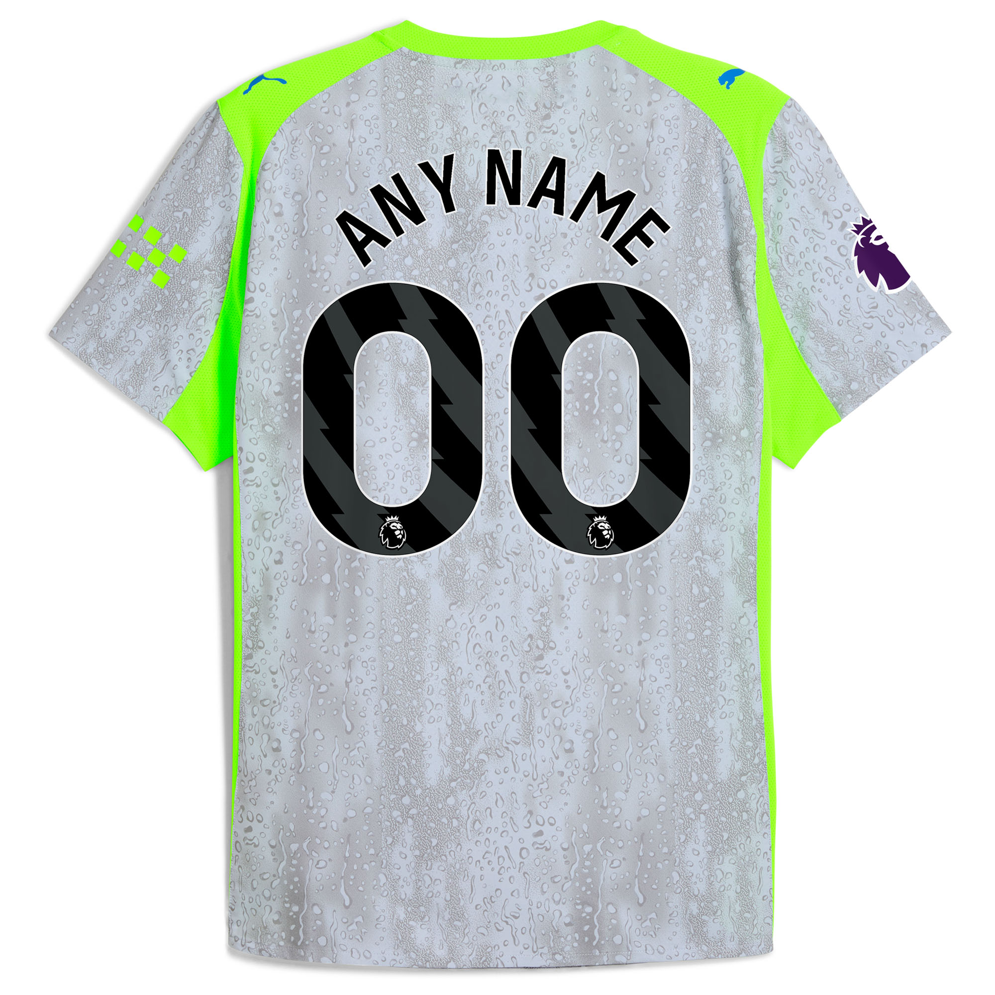 [LK] Manchester City 2025/26 Third Authentic Custom Jersey - Green/Neon Green
