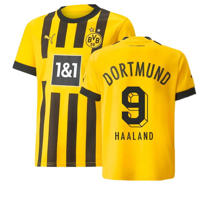 Authentic Dortmund Haaland #9 Professional Grade Latest Edition Shirt