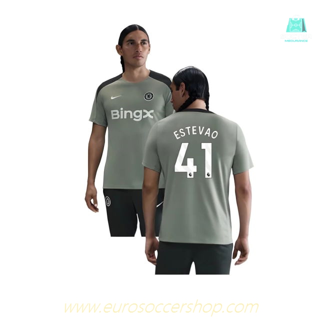 2025-2026 Chelsea Strike Training Shirt (Jade Green) (Estevao 41)