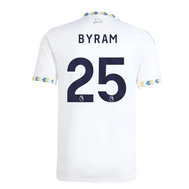 Quick-Dry 2025-2026 Leeds Home Limited Edition Retro Jersey Byram#793