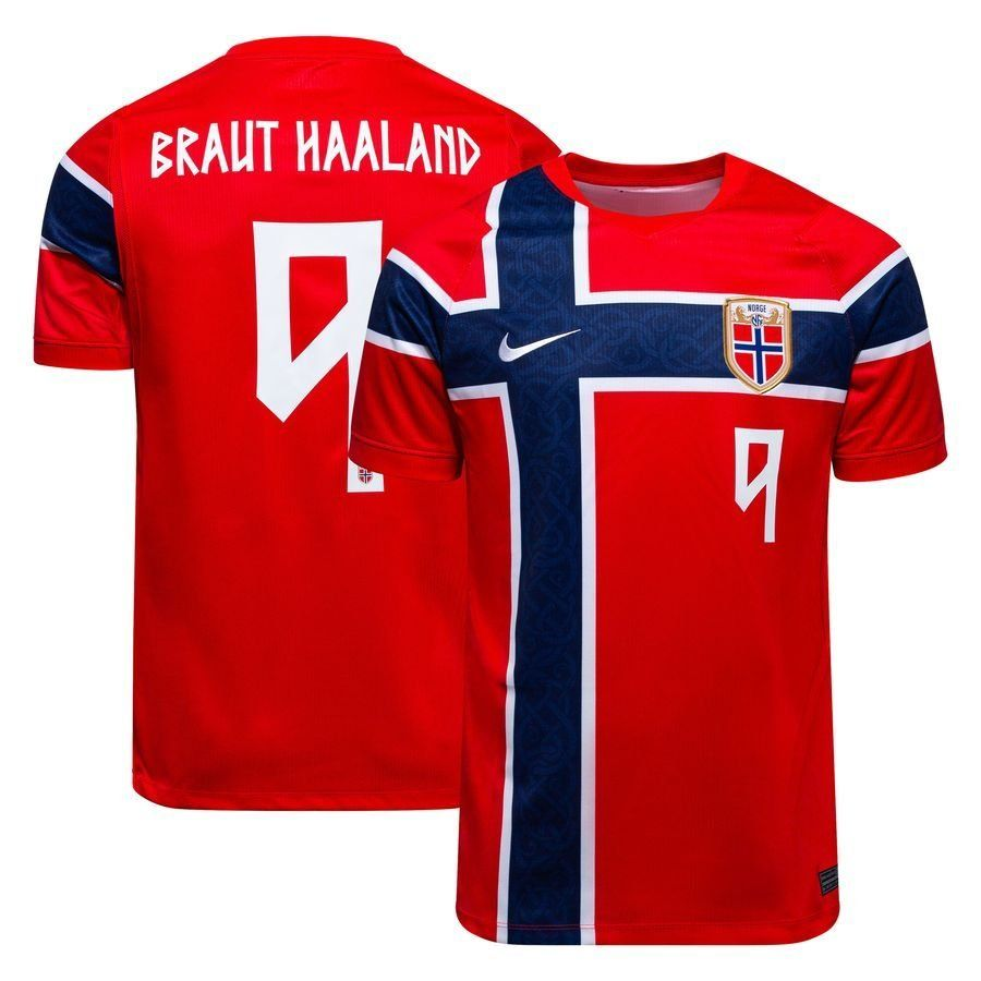 Pre-Order Kids Norway 2026 World Cup Home Jersey - Haaland #9 | Junior Edition