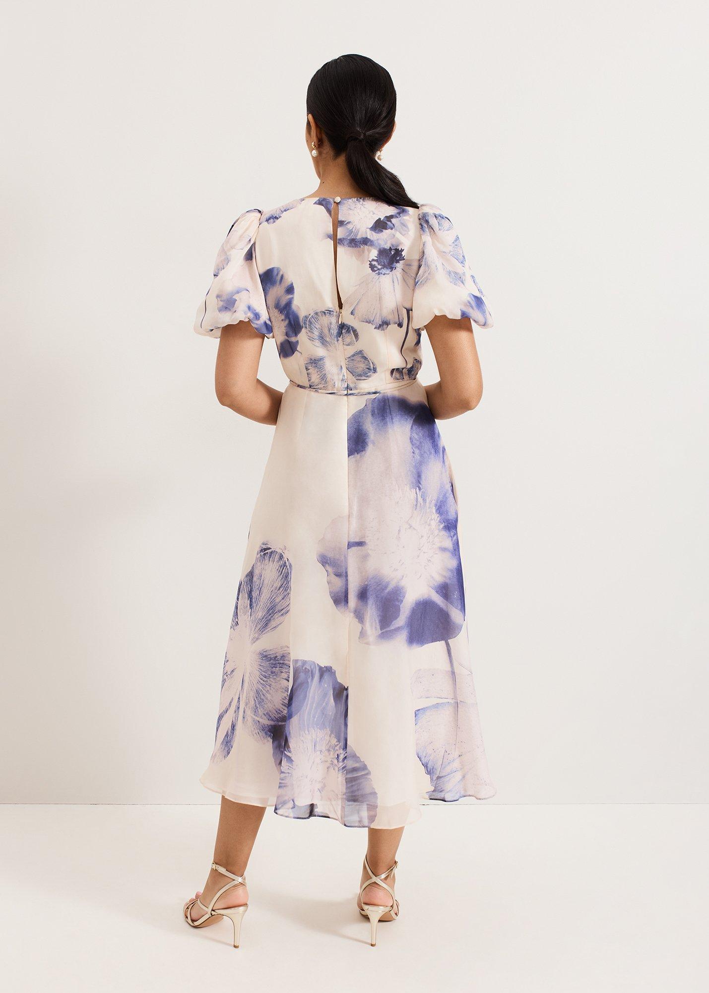 Petite Lizzie Floral Midi Dress