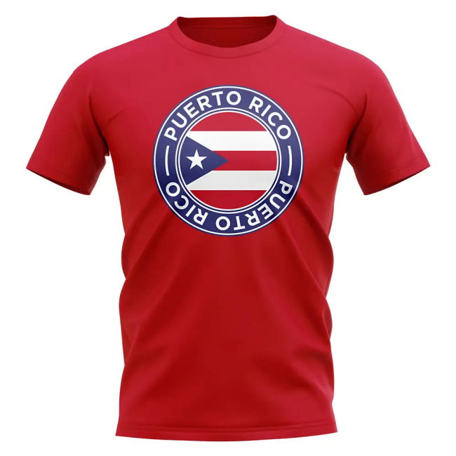 Performance-Driven World-Class Puerto Rico Football Badge T-Shirt
