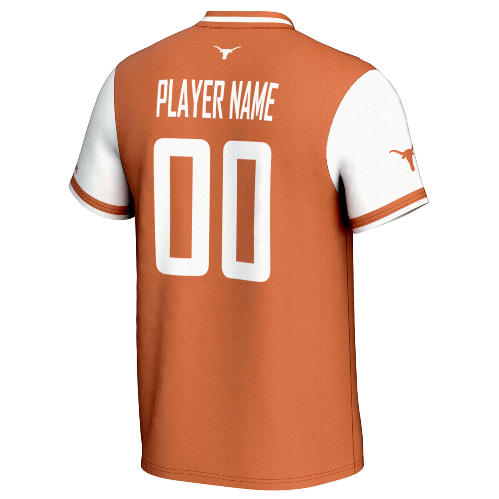 [NJP] Texas Longhorns GameDay Greats Youth NIL Pick-A-Player Lightweight Softball Jersey - Texas Orange