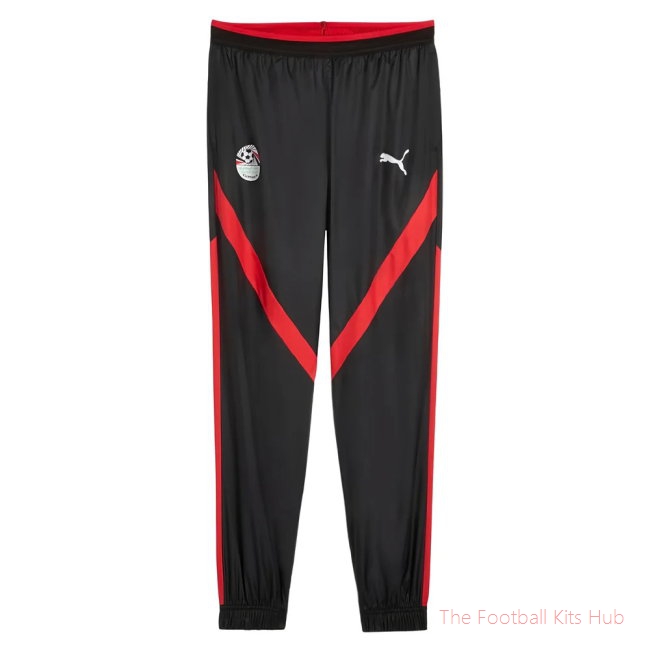 2025-2026 Egypt Prematch Woven Pants (Black)
