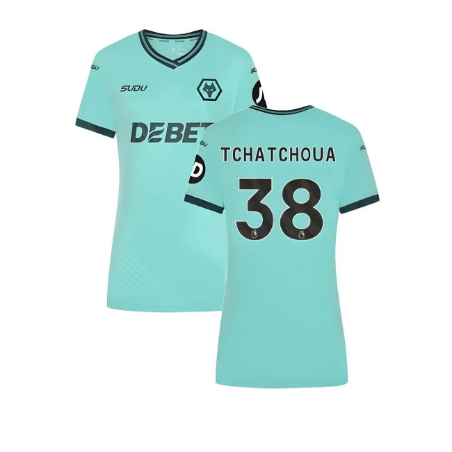 2025-2026 Wolves Away Top (Womens) (Tchatchoua 38)