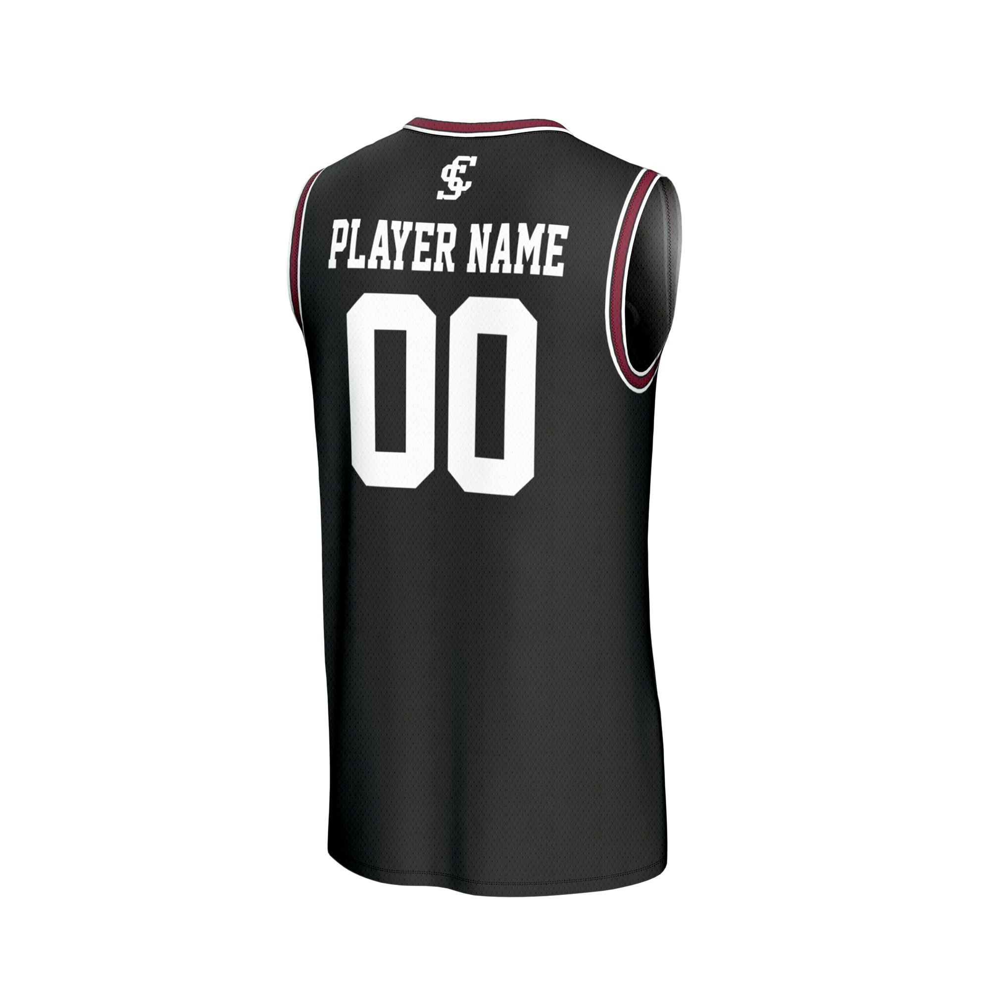 [NJP] Santa Clara Broncos GameDay Greats Unisex NIL Pick-A-Player Men's Basketball Lightweight Jersey - Black