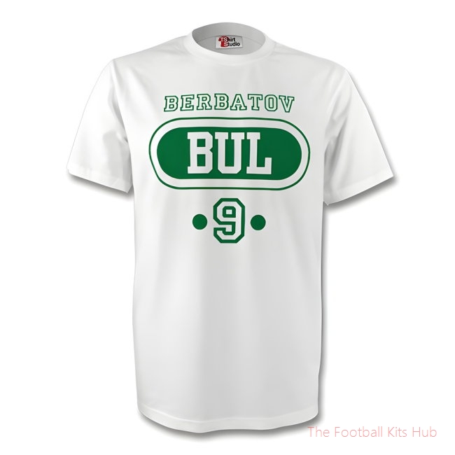 Dimitar Berbatov Bulgaria Bul T-shirt (white) - Kids