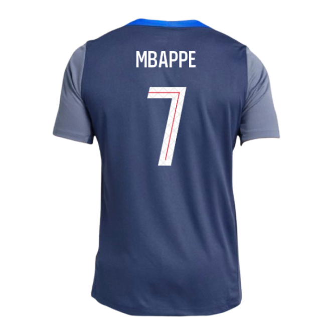 2025-2026 PSG Strike Dri-Fit Training Shirt (Navy) (Mbappe 7)