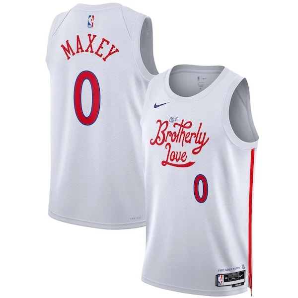 Tyrese Maxey PHI Official Team Jersey - Durable - Licensed Product