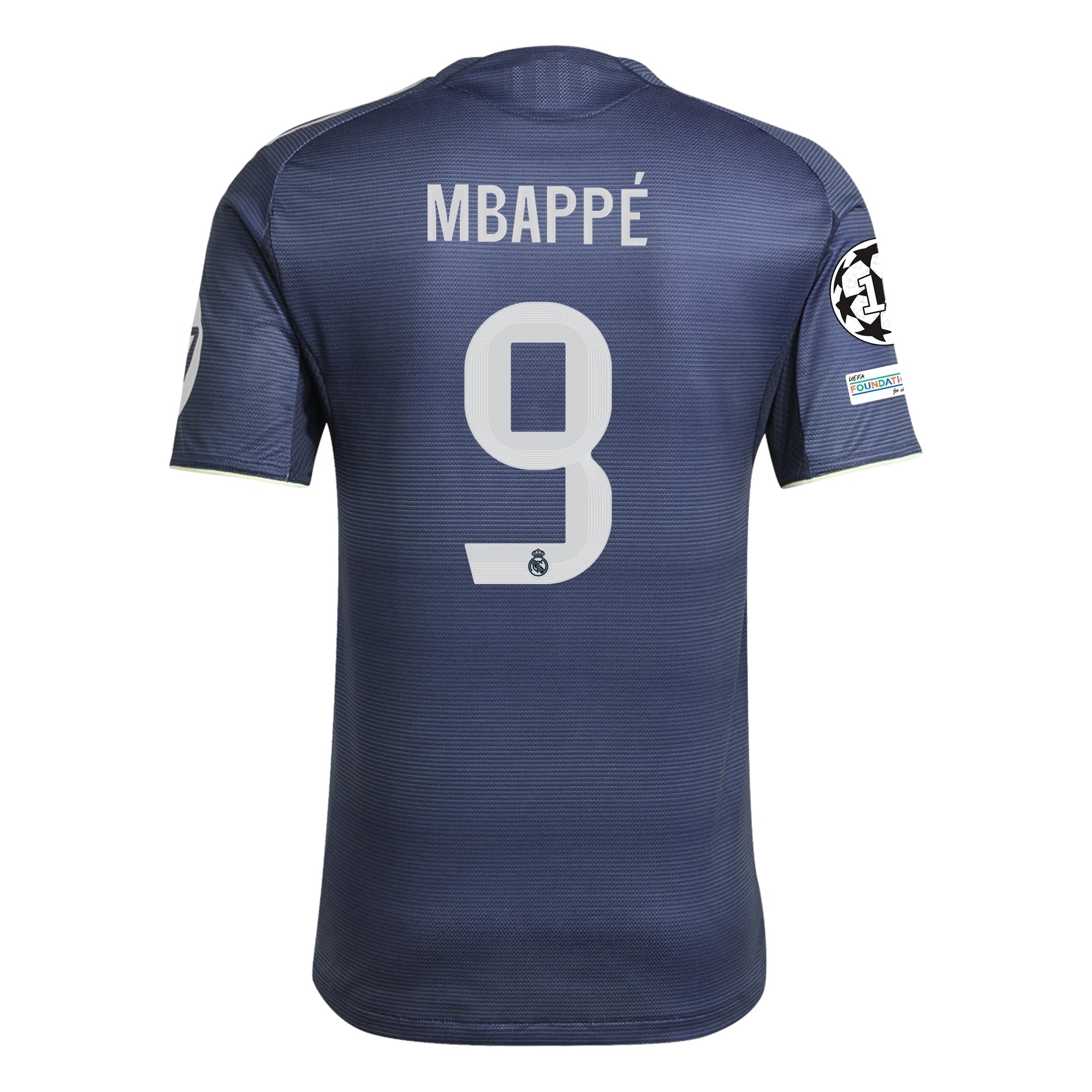 Kylian Mbappé Real Madrid Authentic Away Jersey 25/26 Champions League Legend Ink