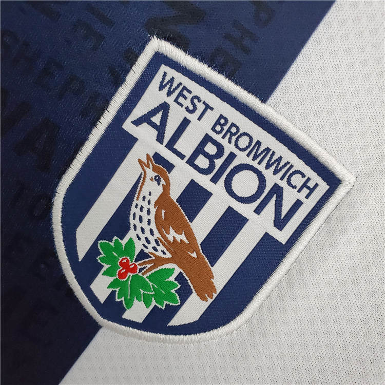Match Quality West Bromwich Albion 21-22 Home Soccer Jersey Football