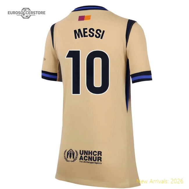 Durable Away Barcelona Jersey Comfortable Athletic Fit